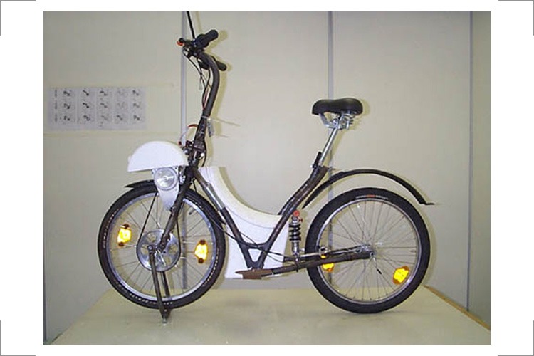 E-Bike mit Frontantrieb Ingenieurbüro Fiedler, Zschopau 1998